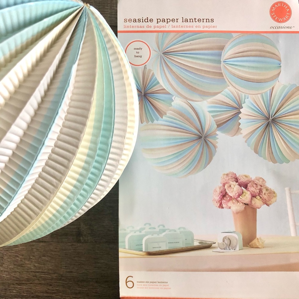 Martha Stewart Seaside Paper Lanterns